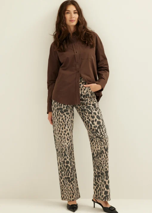 Blouse van poplin