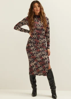 Bodycon jurk met print
