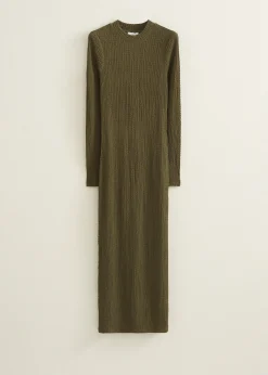 Bodycon jurk met structuur