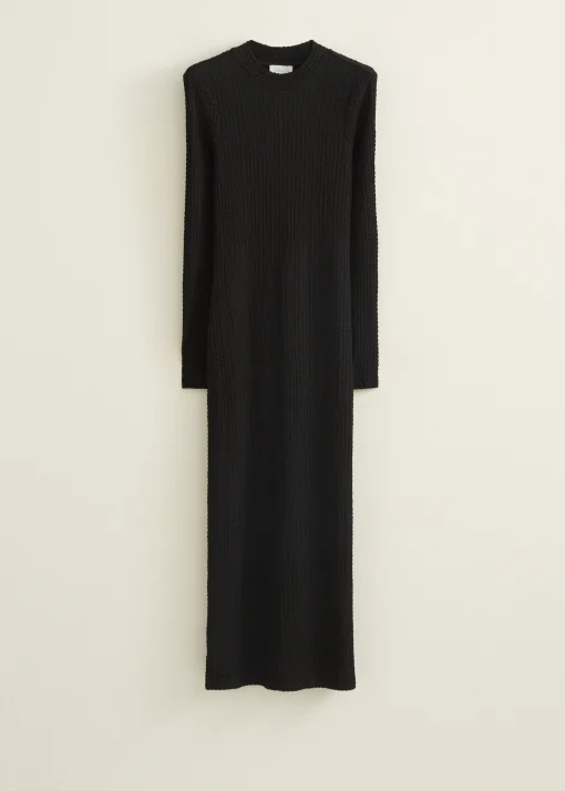 Bodycon jurk met structuur