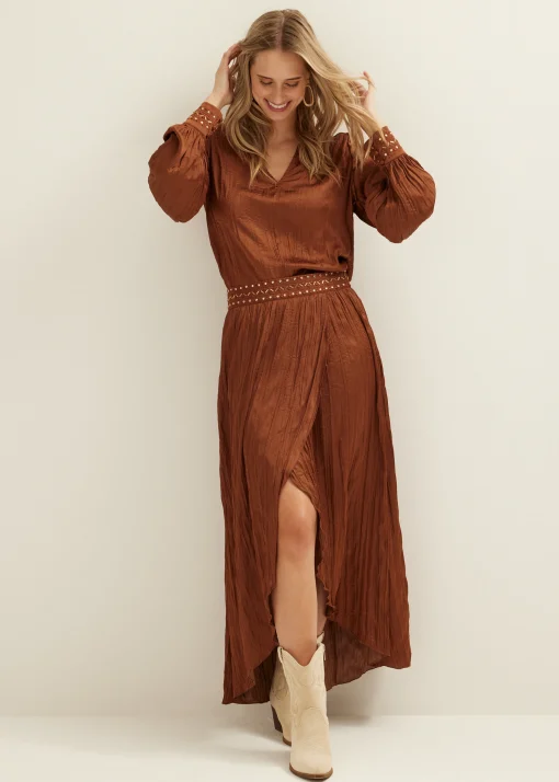 Boho top met studs