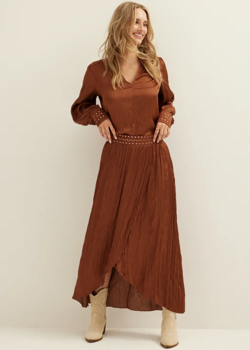 Boho top met studs