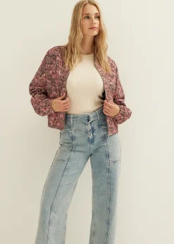 Bomberjack met print