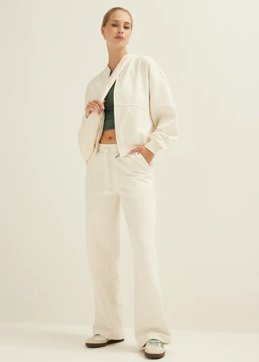 Bomberjack met sweat look