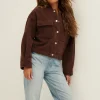 Bomberjack met wol look