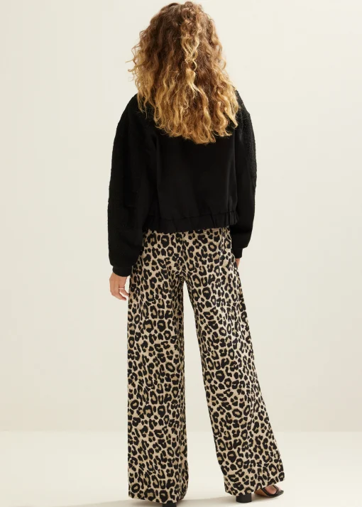 Bomberjack van boucle mix