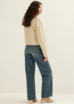 Boucle jasje met pailletten