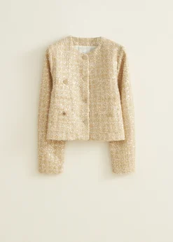 Boucle jasje met pailletten