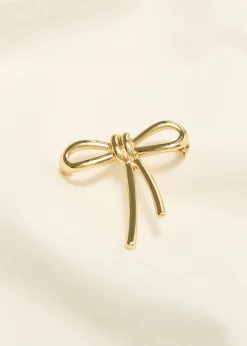 Broche met strik