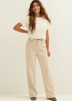Broek van suedine