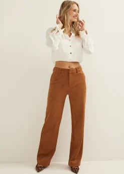Broek van suedine