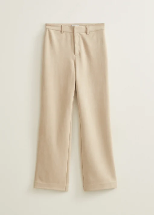 Broek van suedine
