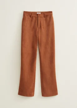 Broek van suedine