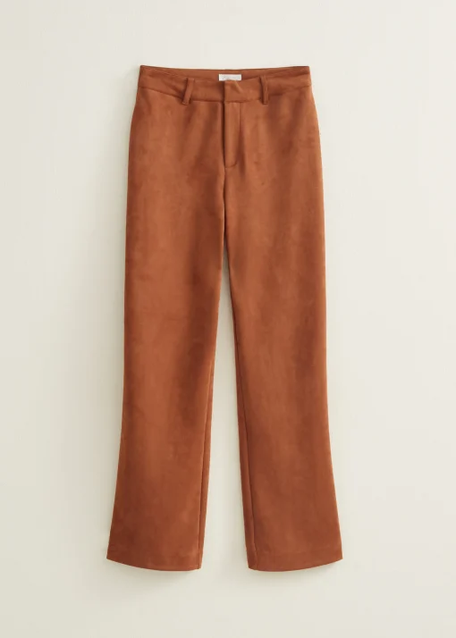 Broek van suedine