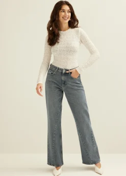 Charlie wide leg jeans twist