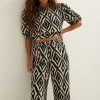 Crop top met print