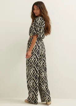 Crop top met print