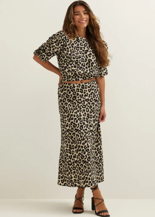 Crop top met print