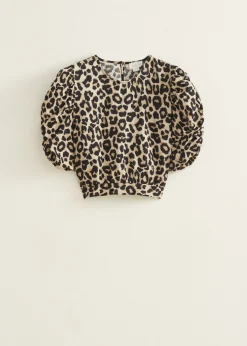 Crop top met print