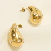 Druppel oorbellen met strass