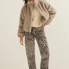 Faux fur bomberjack