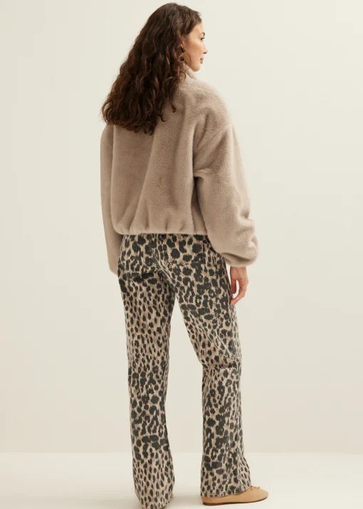 Faux fur bomberjack