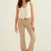 Flare broek met print