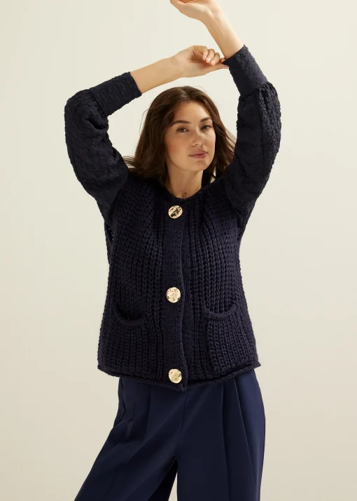 Gebreid gilet