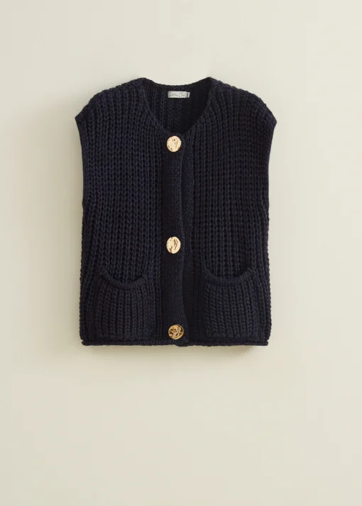 Gebreid gilet
