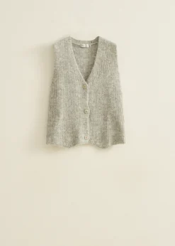 Gebreid gilet