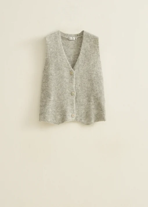Gebreid gilet