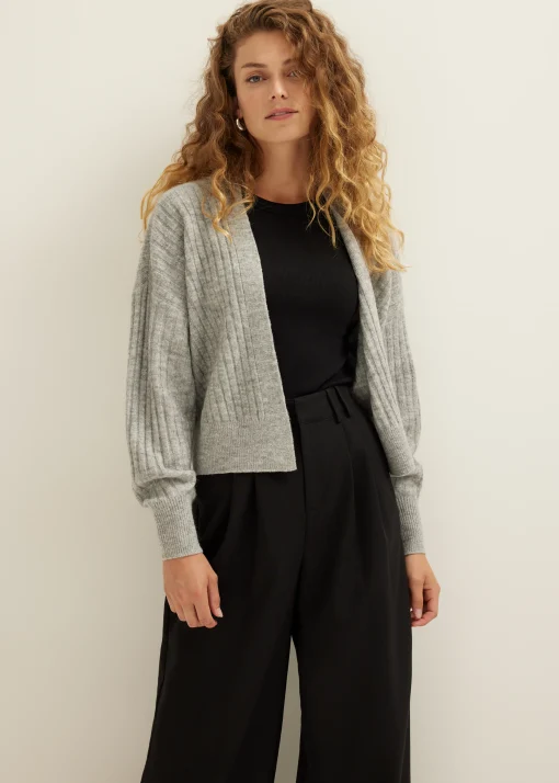 Gebreid vest kort