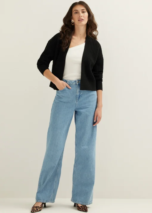 Gebreid vest kort
