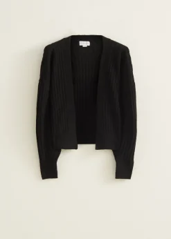 Gebreid vest kort