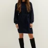 Gebreide jurk met lurex