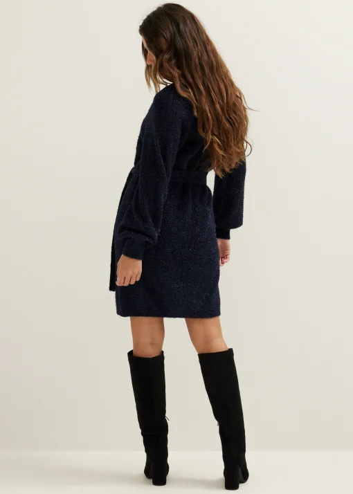 Gebreide jurk met lurex