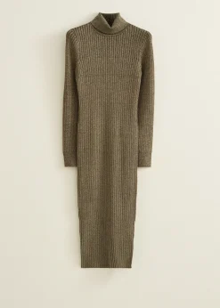 Gebreide jurk met lurex