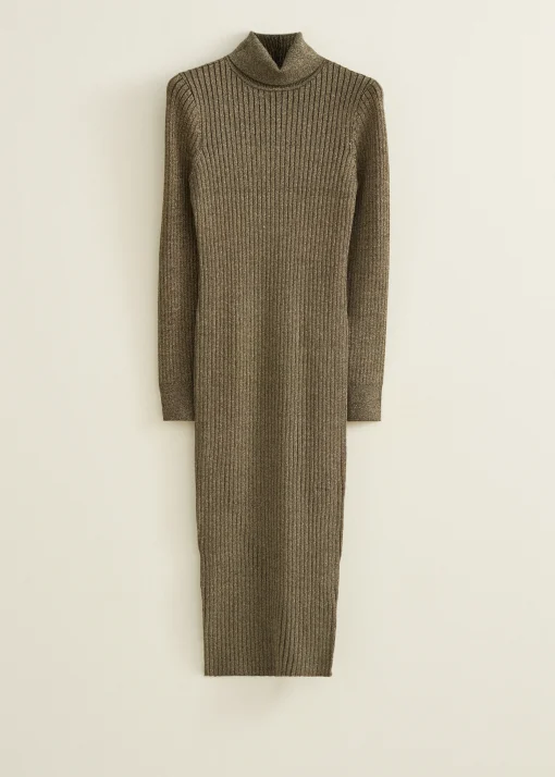 Gebreide jurk met lurex
