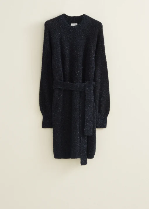 Gebreide jurk met lurex