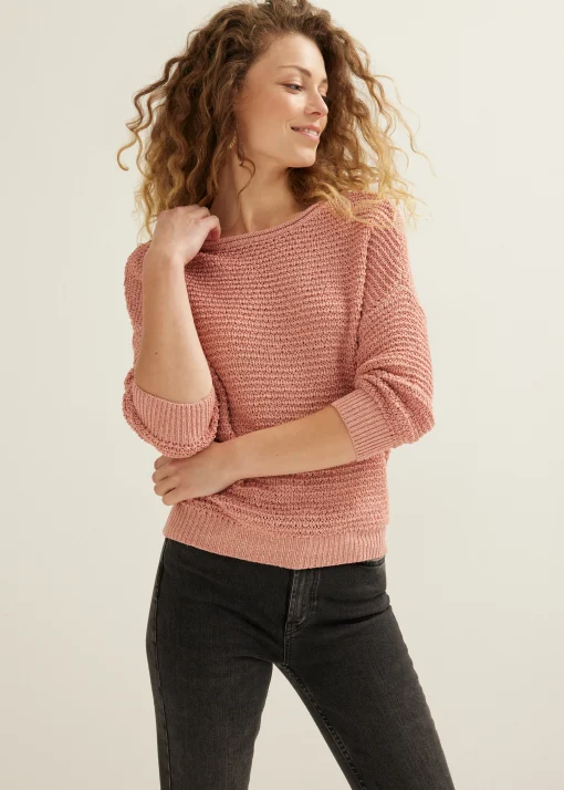 Gebreide trui met lurex