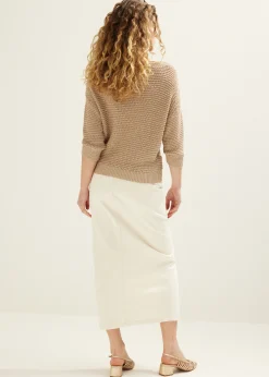 Gebreide trui met lurex