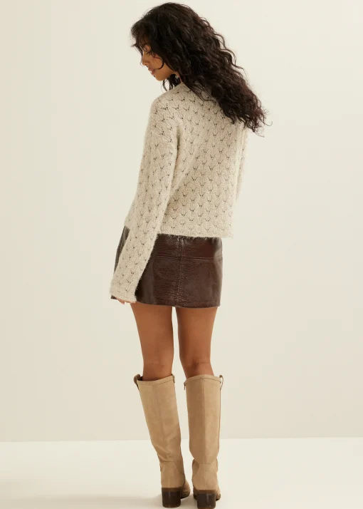 Gebreide trui met lurex
