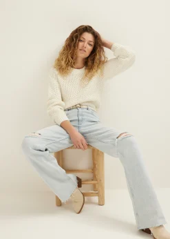 Gebreide trui met lurex