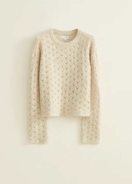 Gebreide trui met lurex