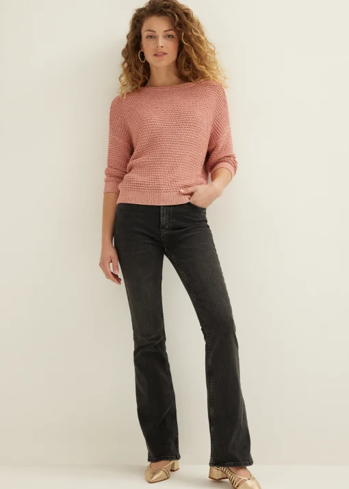 Gebreide trui met lurex