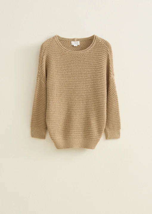 Gebreide trui met lurex