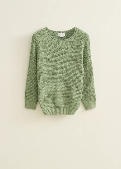 Gebreide trui met lurex