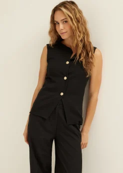 Gilet met knopen