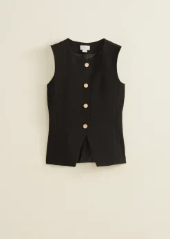 Gilet met knopen