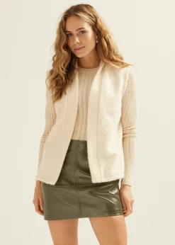 Gilet met structuur